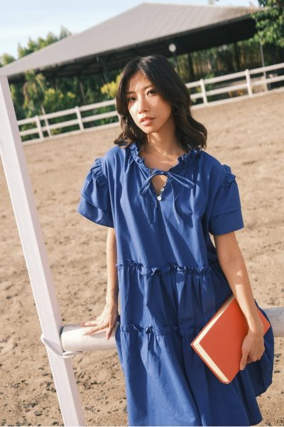 Voila Blue Electric Dress