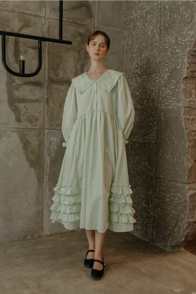 Willow Soft Green Long Dress