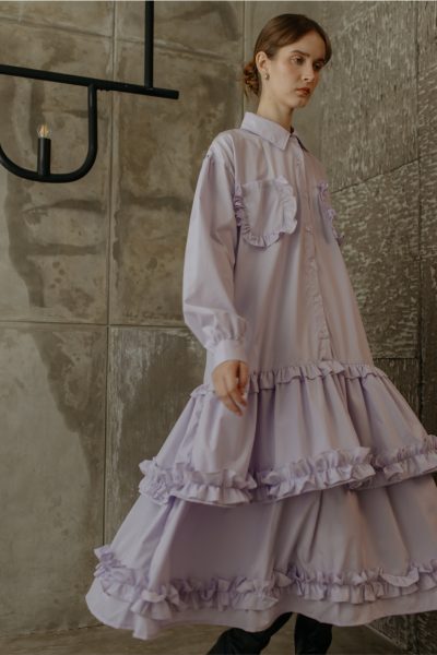 Elora Soft Purple Dress