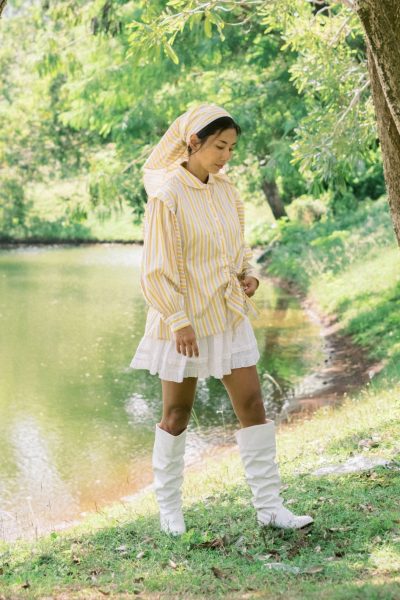 Savi Stripe Yellow Top