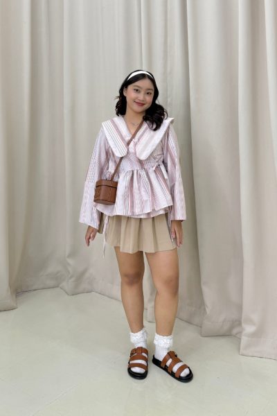 Poise Pink Stripes Top