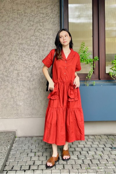 Merry Terracota Dress